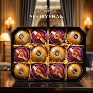 수려한 과일선물세트 팔각미인1호 5kg내외(사과6+배6)