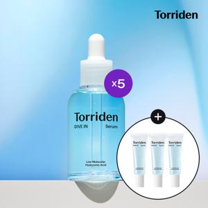 [대용량구성] 다이브인 히알루론산 세럼 50mlx5 + 10ml x 3