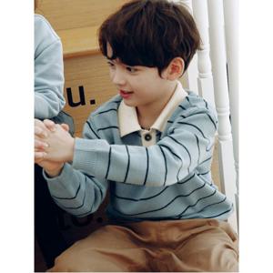 [택가 109,000] 여아 아가일 오픈형 베스트 - 스카이 블루 (BI5951G01Q)