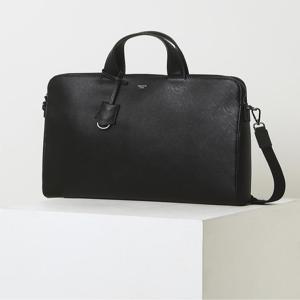 [인기신상]HJBA6E412BK_블랙 로고배색 가죽 남성 서류가방