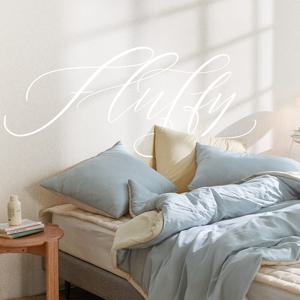 [촉감 넘버원] 플러피 모달100% 무봉제 간절기 차렵이불 단품/세트/풀세트