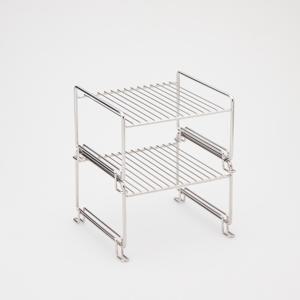 스텐 주방정리용품 그릇 접시 정리대 싱크대 멀티선반 2개