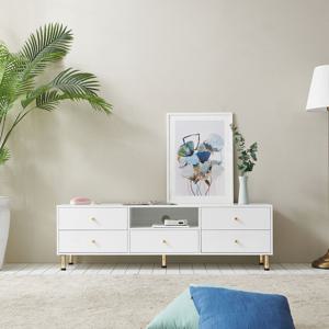 리든 오픈 거실장 2단 1600 TV장 수납장 TV다이 선반