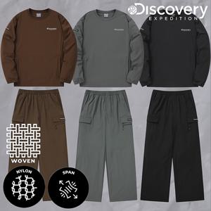 디스커버리 가격인하 여성 가을 우븐 맨투맨 트레이닝 세트 DWTR38044,DWTP36044