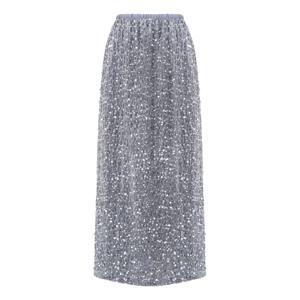 [롯데백화점][에이비에프지]스팽글 벨벳 롱 스커트 APY4QS38K