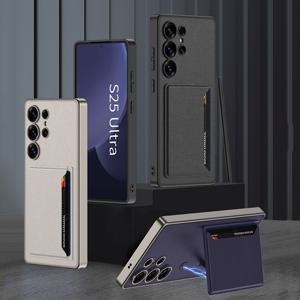 갤럭시S25 플러스 울트라 마그네틱 카드 수납 지갑 거치대 슬림 실리콘 범퍼 가죽 휴대폰 케이스