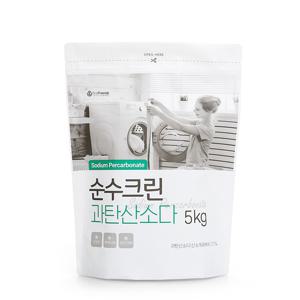 순수크린 과탄산소다 대용량 5KG 1개 /산소계표백제+계량스푼