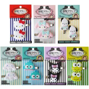 산리오 앞머리 집게 핀 머리핀 헤어핀 삔 헬로 키티 한교동 포차코 시나모롤 쿠로미 마이멜로디 케로피 시나몬롤 포챠코 7종