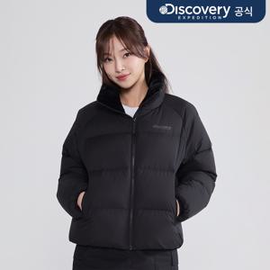 여성 올리브 글로우 다운 숏패딩 (BLACK)  DWDJ93056-BKS