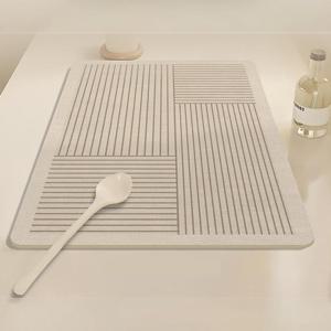 심플 규조토 드라잉매트 식기 건조대 싱크대 주방 매트 싱크대매트 건조대 홈카페