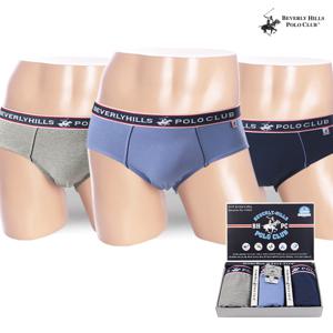 [비버리힐즈폴로클럽] 주니어팬티 0219 삼각팬티 3종세트