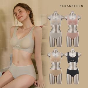 소프트 립 투톤 퓨징 브라팬티 패지키