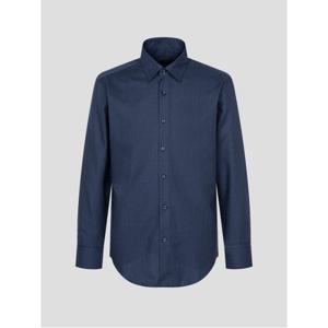 트윌 깅엄 체크 셔츠 - 네이비 (MA4864FC1R)