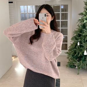 [브리치] 10가트 / 4759 사랑스러운 루즈핏 캐시울 보카시 니트 겨울