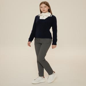 헤지스 골프 여성 [[24FW]] HWPA4D701CG [BEST]차콜그레이 여성 TR 약기모 BASIC 팬츠(스트레이트 핏