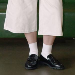 질 바이 질스튜어트 JLSO5E411BK [프리미엄/리얼레더][리지] 비브람솔 페니 로퍼