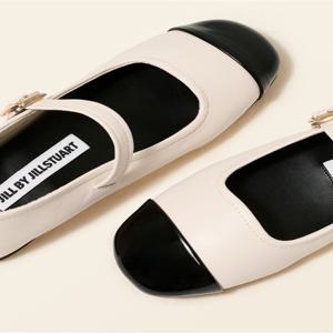 질 바이 질스튜어트 JLSO5E159CR [완판대란][핼리] 크림 컬러배색 메리제인 플랫슈즈