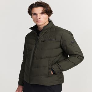 닥스 골프 [[25FW]] DGJU5D903K3 [ONLINE EXCLUSIVE] 카키 퀼팅 스탠드넥 다운 점퍼