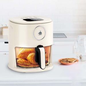 유리 에어프라이어 미니 4.5리터 소형 글라스 에어후라이기 AF45