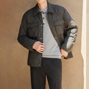 남성 퀼팅 카라 경량 점퍼 PHE4JP1351