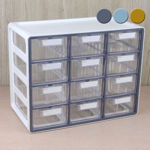 시스맥스 U.P 12단 시스템 멀티박스 다용도정리함 아크릴정리함 화장품정리대 수납함