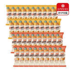 (온에어핫딜) 올바르고반듯한 핫도그 40개 세트 (찰20+크런치20) 냉동 간식 편의식 핫바