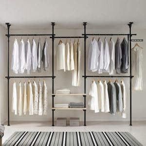 국내제작 7단 선반 행거 EOB-407MG 드레스룸 수납 옷걸이 옷장