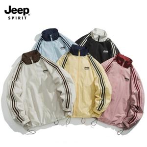 지프 JEEP SPIRIT 지프스피릿 남녀공용 재킷 커플 하이넥 방풍 바람막이자켓 캠핑점퍼A9602