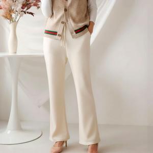 히트모아 따뜻한 겨울 여성 밍크 융털기모 골덴 부츠컷 밴딩팬츠