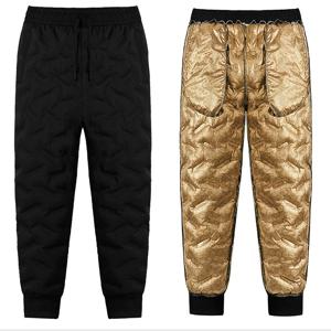 겨울 남자 여자 스판 패딩 바지 남성 여성 따뜻한 발열 팬츠 조거 일자형 기모 슬렉스