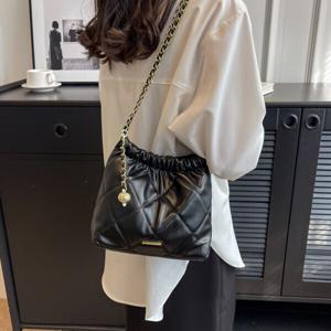 체인 미니 숄더백 가방 토트백 여성 핸드백 퀼팅 누빔