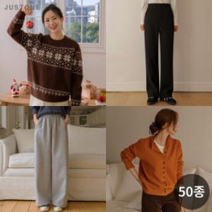 (10%) 저스트원 겨울신상/기모/빅사이즈/밴딩팬츠/청바지/맨투맨/울니트/스커트/니트조끼/슬랙스/셔츠