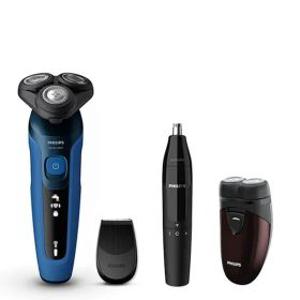 필립스 ShaveGo NEW 5000 시리즈 면도기(S5466/17)+휴대용면도기+코털제거기