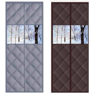 두툼한 패딩 현관 방풍막 방풍비닐 자석 방풍커튼 방문 베란다 바람막이 대형 투명창 다양한 사이즈 색상