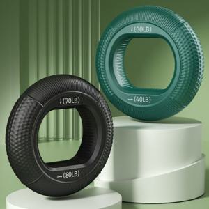 베이직 도넛 그립 손운동 악력기 홈트레이닝 듀얼 스트레칭 미니 근력 운동 완력기 (2개이상추가할인)