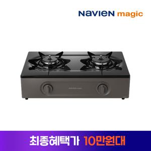 나비엔 매직 가스레인지 2구 GRF-1362ND / PD 원터치 점화 4단화력 / 에코버너기술