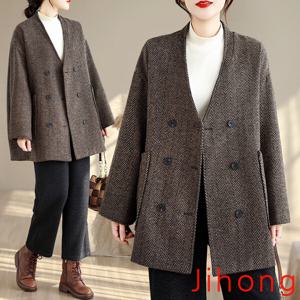 모직 자켓 코트 빅사이즈 오버핏 롱코트 점퍼 롱야상 패딩  마담