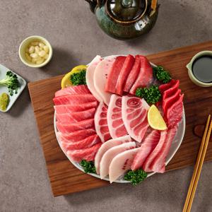 튜나바이브 참치회 냉동 뱃살 오도로 주도로 참다랑어 황새치 프리미엄 참치세트 3번 3~4인용 800g이상 넉넉