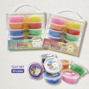 클레이 세트 클레이만들기 놀이 10색 12개세트