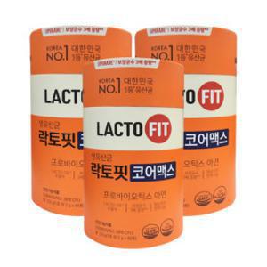종근당건강 생유산균 락토핏 코어맥스 2g x 60포 3통 DL