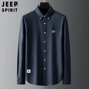 JEEP 남성 긴팔 비즈니스 캐주얼 셔츠