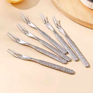 8개입 가정용 선물용 과일포크 세트 스테인리스 티포크 케이크 포크
