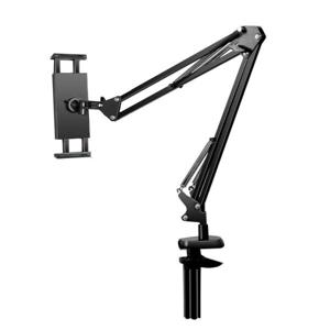 ABC 고정형 침대 스마트폰 태블릿 거치대 블랙