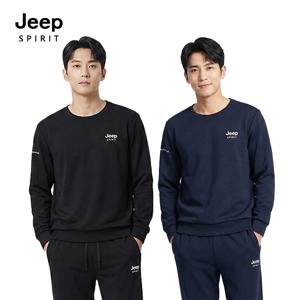 지프스피릿 JEEP SPIRIT 남자 오버핏 맨투맨 조거팬츠 트레이닝복 세트 2377