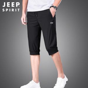 JEEP SPIRIT 지프스피릿 스포츠 7부 팬츠 남여름 얇은 캐주얼 스트레이트 배기 반바지 조인트 7272