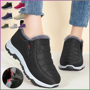 방한 강화+기모컷팅 여성 앵클 부츠 겨울 신발 스노우 부츠 7cm 보온 발편한 겨울방한화