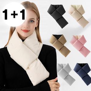 1+1 고급형 경량 패딩 목도리 방한 목도리 머플러 (7color)