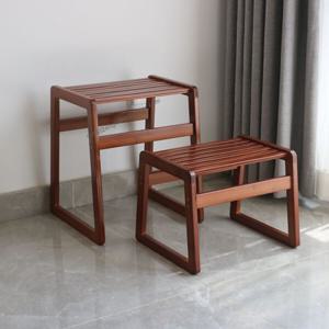 대나무 낮은의자 스툴 대나무 직조 의자