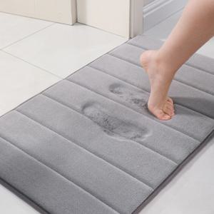 욕실발매트 주방 현관 극세사 미끄럼방지 매트 40cm x 60cm IY-FMF1