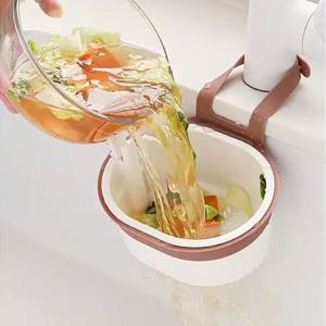 원터치 주방 싱크대거름망 물빠짐 음식물쓰레기 거름망 다기능 음식물 과일 세척 바구니